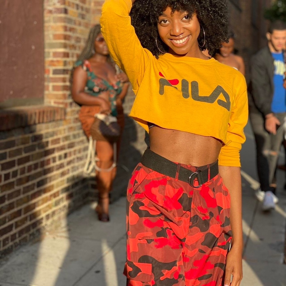 I.AM.GIA Red Camo Cargo Pants